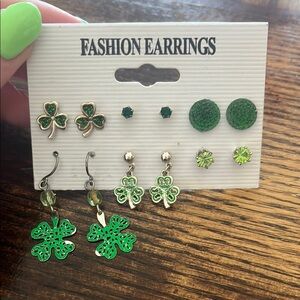 Saint Patrick’s earring set💚